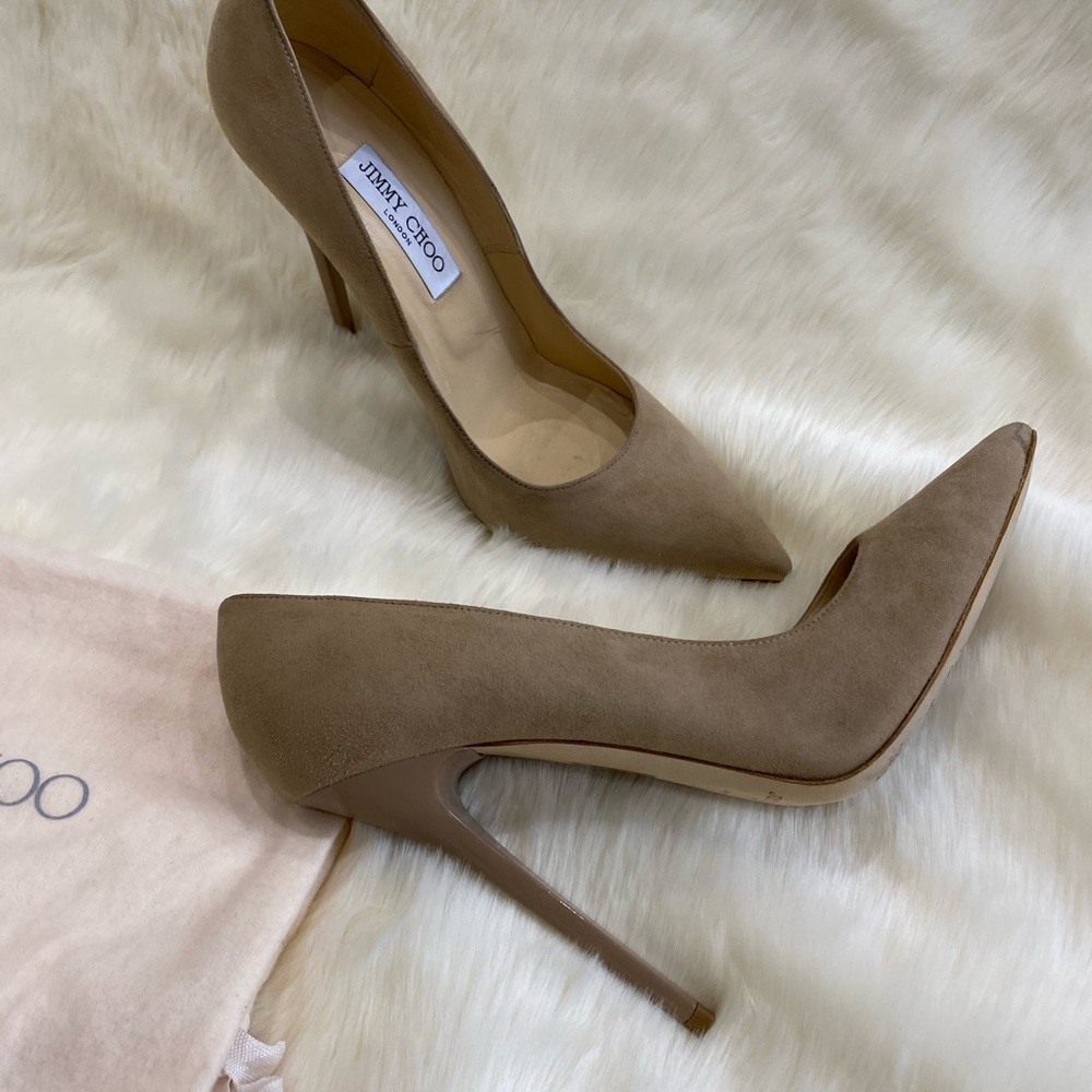 Jimmy Choo Anouk in Nude SZ 40 - Picture 3 of 8